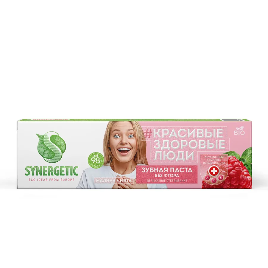 Зубная паста Synergetic Деликатное отбеливание, 100г