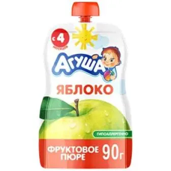 Пюре Агуша фруктовое Яблоко 90г