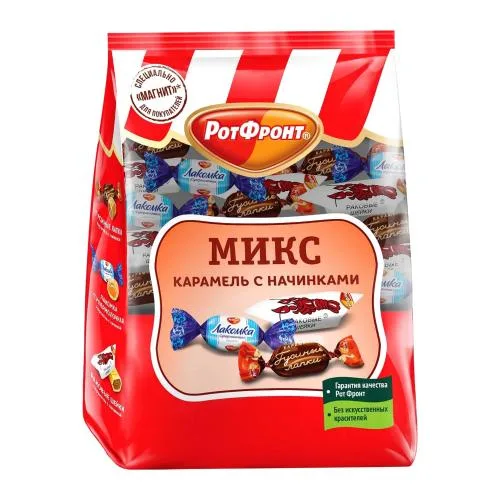 Карамель ассорти Раковые шейки, Лакомка и Гусиные лапки Рот Фронт 300г