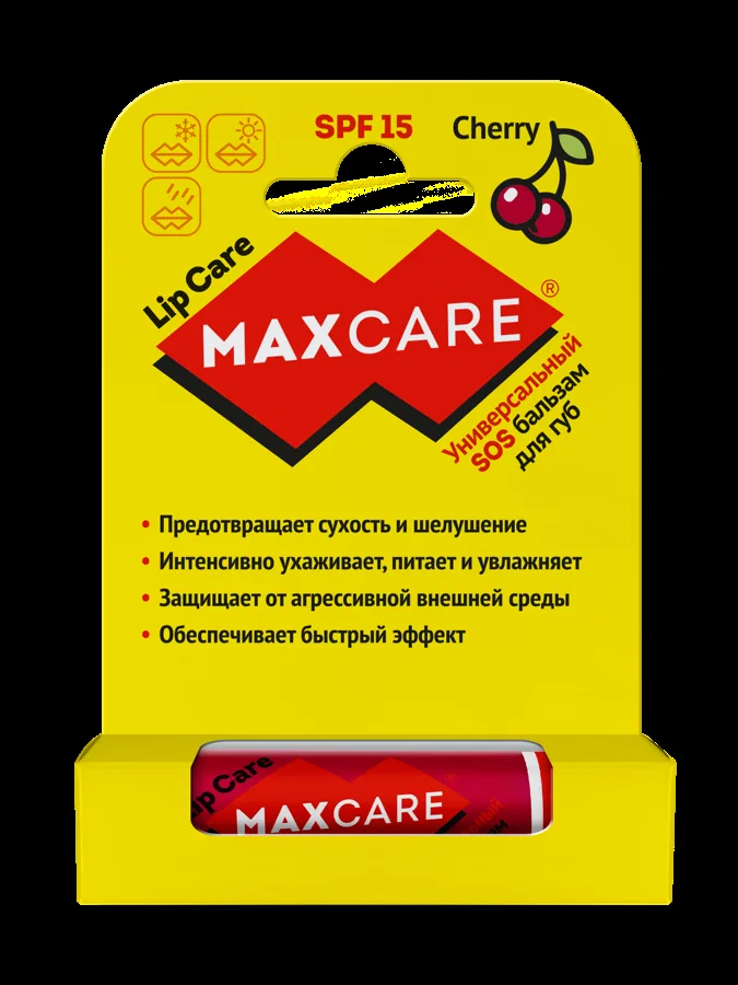 Бальзам для губ Maxcare Cherry, SPF15, 4.2г