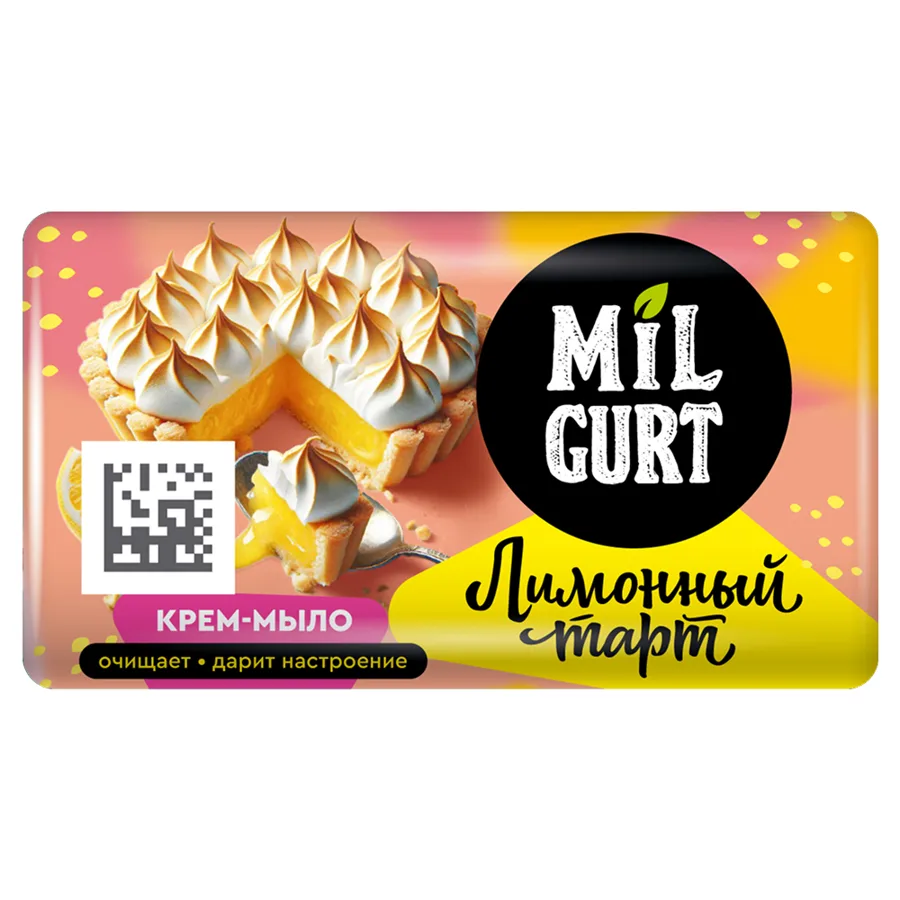 Мыло туалетное Весна MILGURT Лимонный тарт 90г