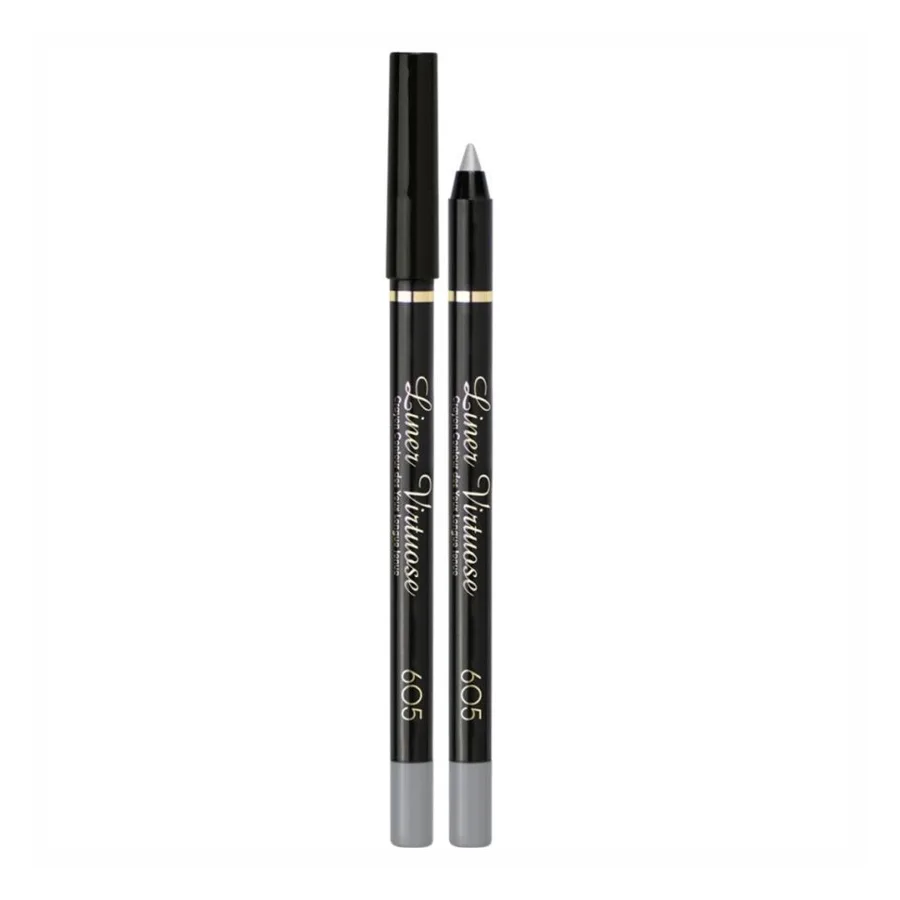 Карандаш для глаз Vivienne Sabo Liner Virtuose, устойчивый, гелевый, тон 605 серебристый