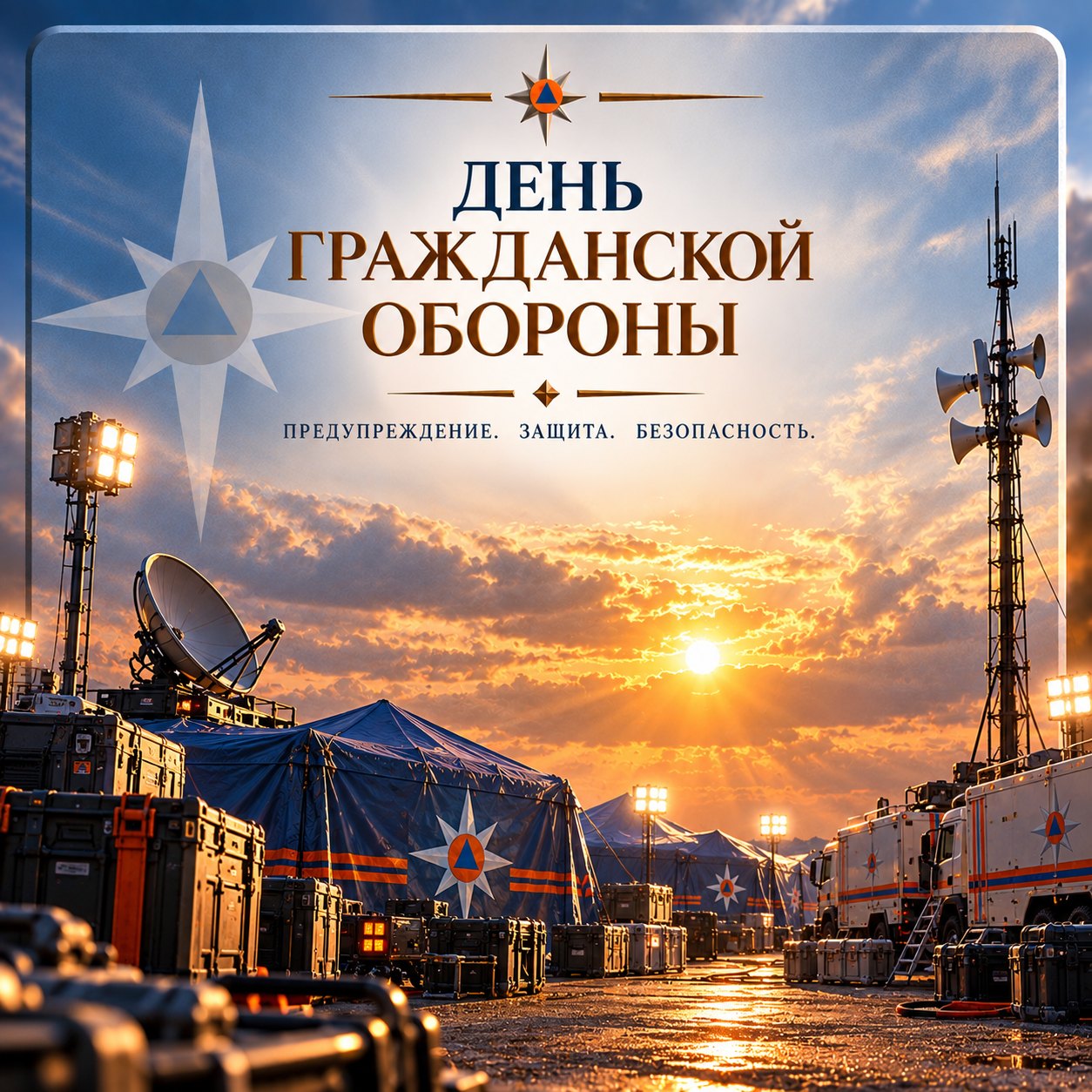 Поздравление главы МЧС России Александра Куренкова по случаю 94-й годовщины со дня образования гражданской обороны