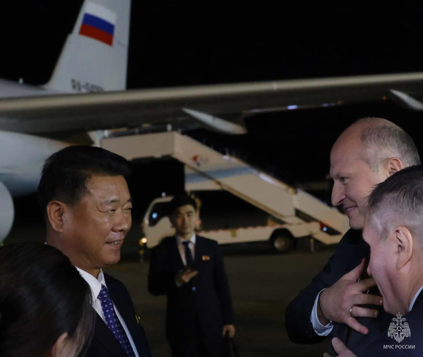 Делегация МЧС России во главе с Министром Александром Куренковым прибыла в Пхеньян, столицу Корейской Народно-Демократической Республики